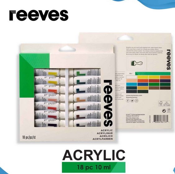 Harga Cat Akrilik Reeves Satu Set