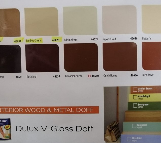 Katalog Warna Cat Dulux V-Gloss 1