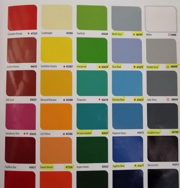 Katalog Warna Cat Dulux V-Gloss